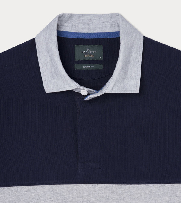 Hackett  Polo T-Shirts - Navy Polo T-shirts