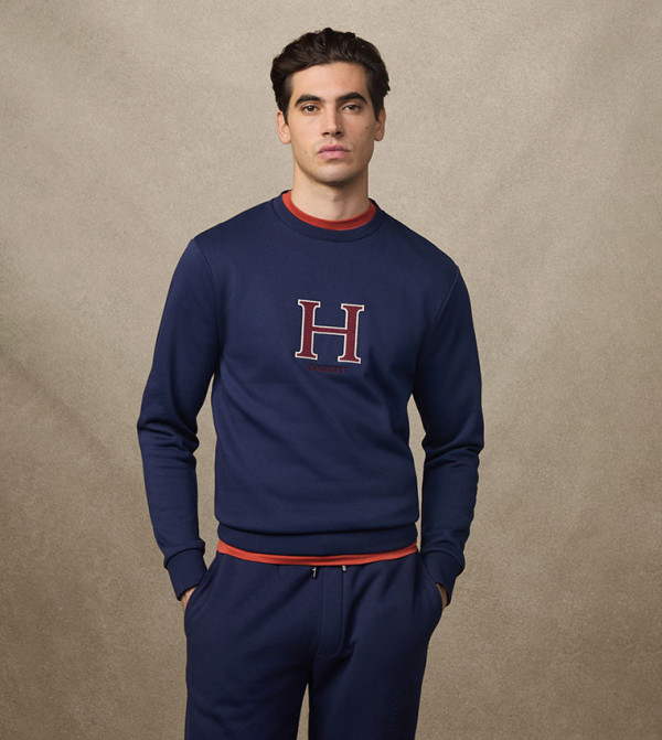 Hackett  Hoodies & Sweatshirts - Navy Sweatshirts