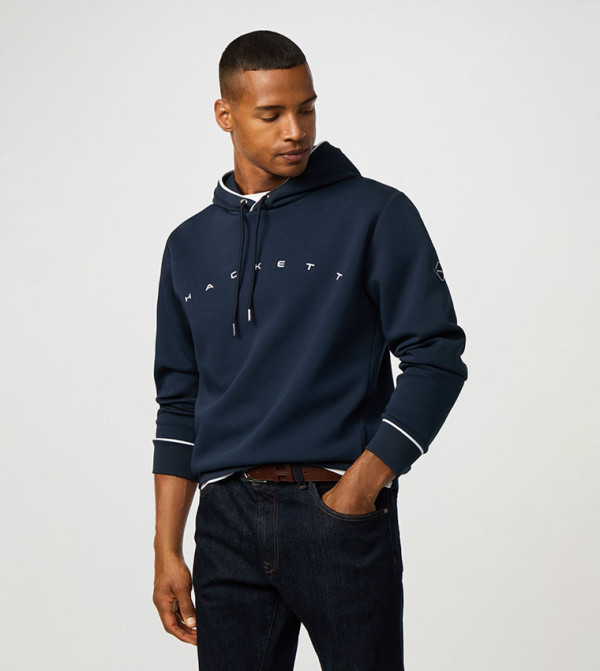 Hackett  Hoodies & Sweatshirts - Navy Hoodies