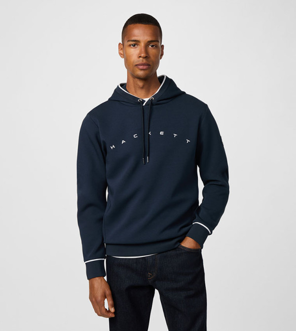 Hackett  Hoodies & Sweatshirts - Navy Hoodies
