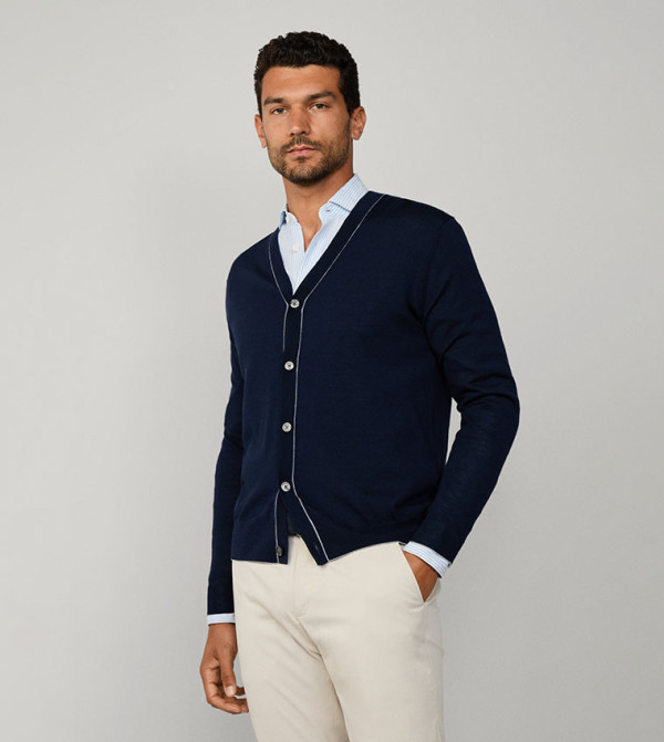 Hackett  Cardigans - Navy Cardigans