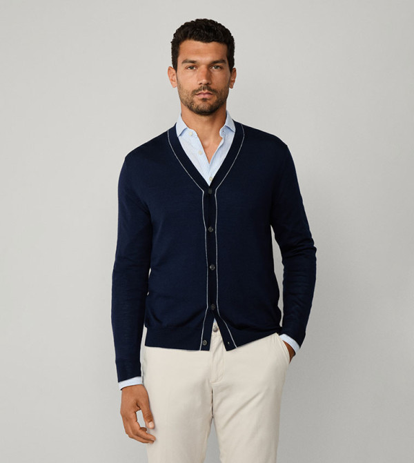 Hackett  Cardigans - Navy Cardigans