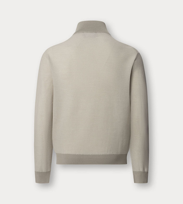هاكيت سترات بياقة السلحفاة - كريمي Turtle neck Sweaters