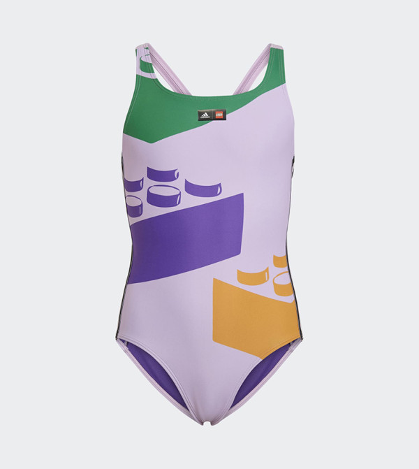 Adidas  Swim Wear - Purple Legged Swimsuit