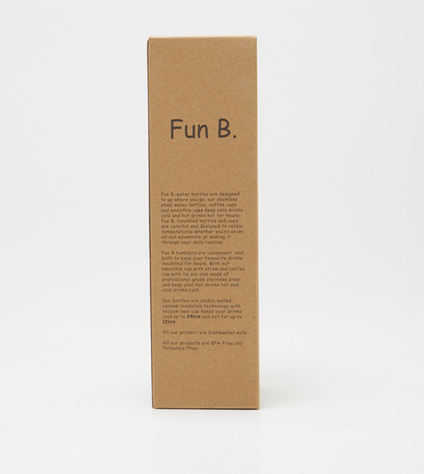 Fun B.  WATER BOTTLES - Black Bottles