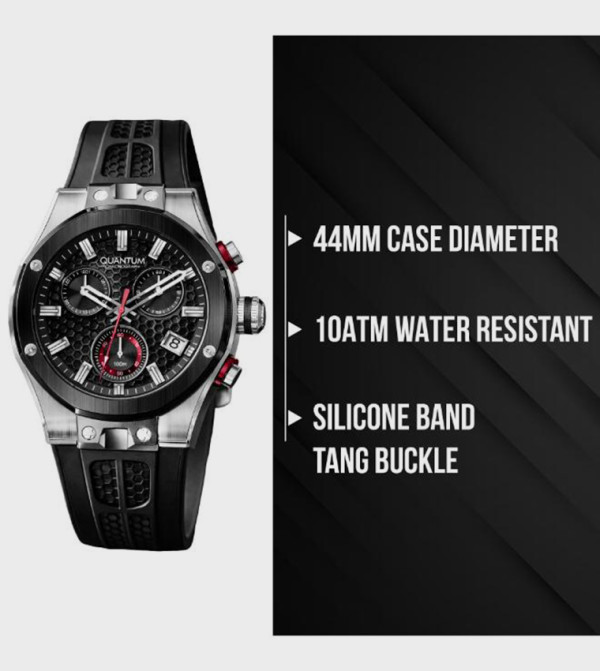 Quantum  Analog Watches - BLACK undefined