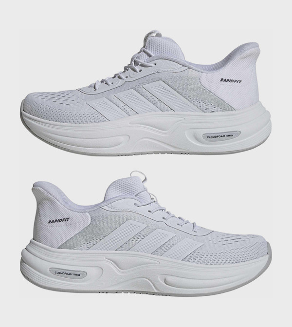 اديداس اديداس - أبيض أحذية برقبة منخفضة 