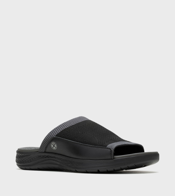 Hush Puppies  - Black Casual Sandals