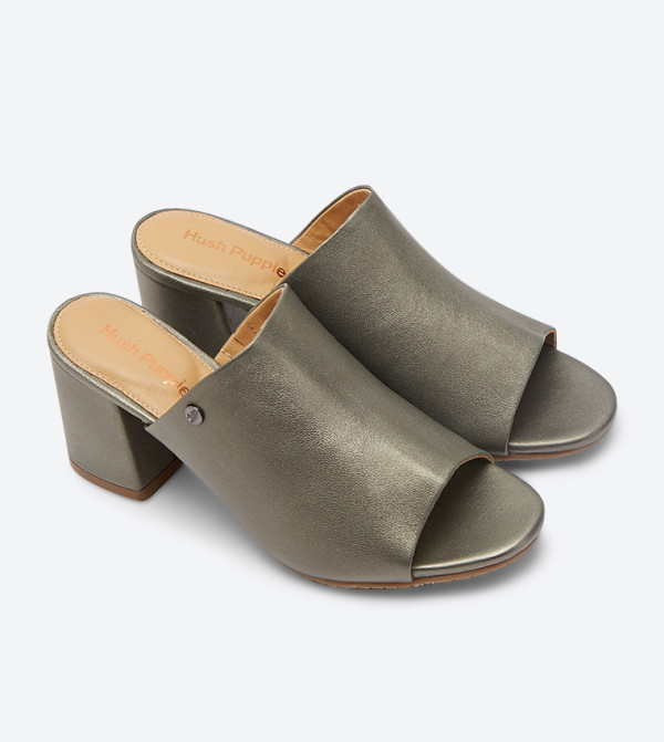 Hush Puppies Hush Puppies - Metallic Mules