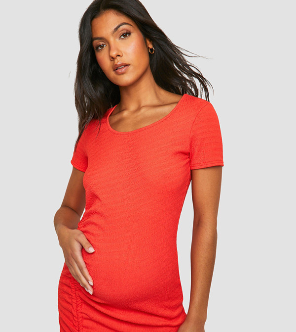 boohoo - Outlet maternity-curation - Orange Dresses