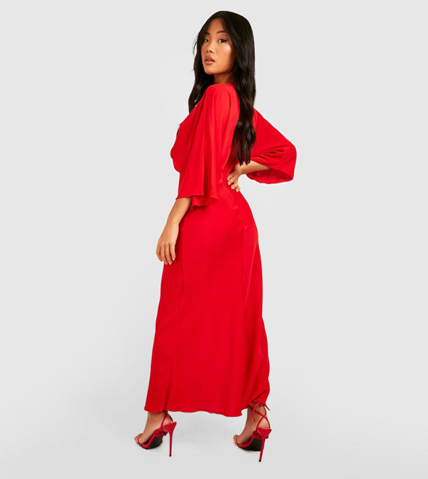 boohoo  Clothing - Red Maxi Dresses