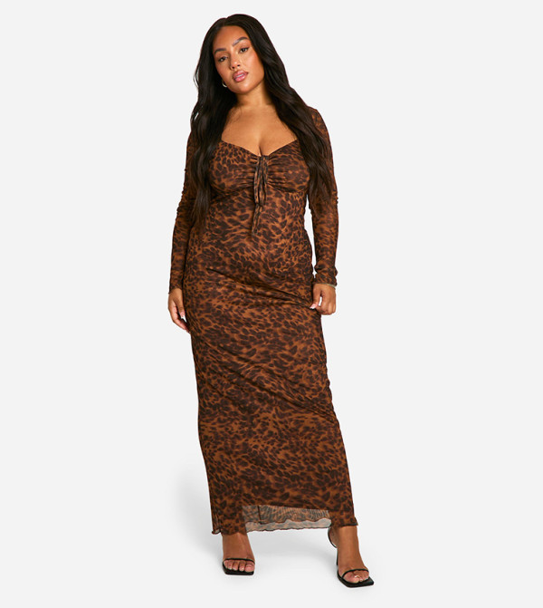 boohoo - Outlet  - Brown Dresses