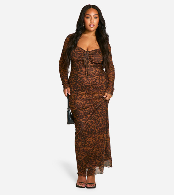 boohoo - Outlet  - Brown Dresses
