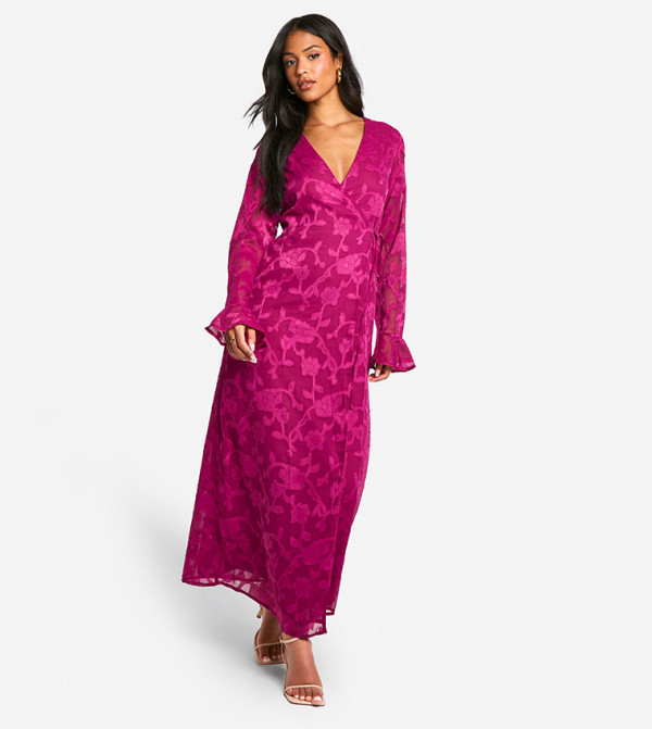 بوهو - إكسبرس  romance-lace-edits - أرجواني Midi Dresses
