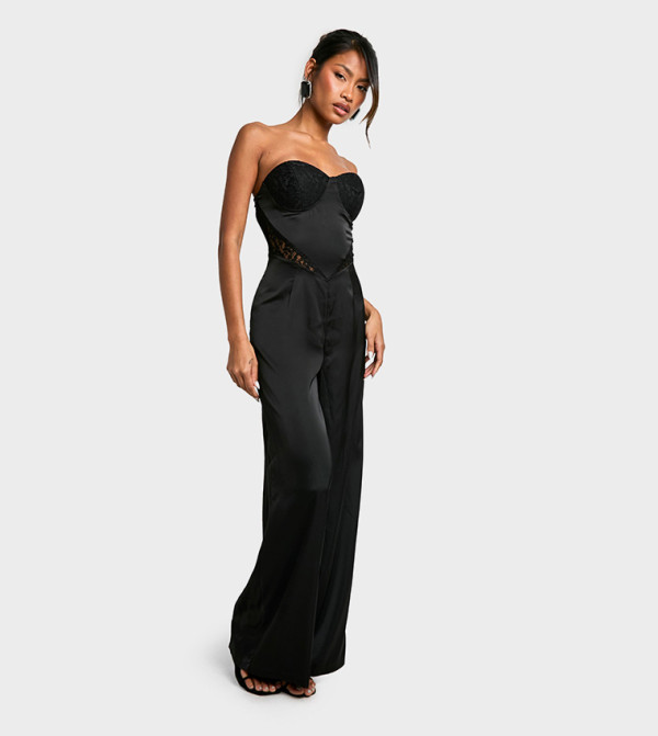 boohoo - Outlet Jumpsuits - Black Jumpsuits