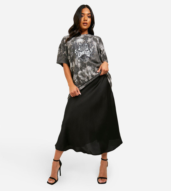 boohoo  Maxi Skirts - Black Maxi Skirts
