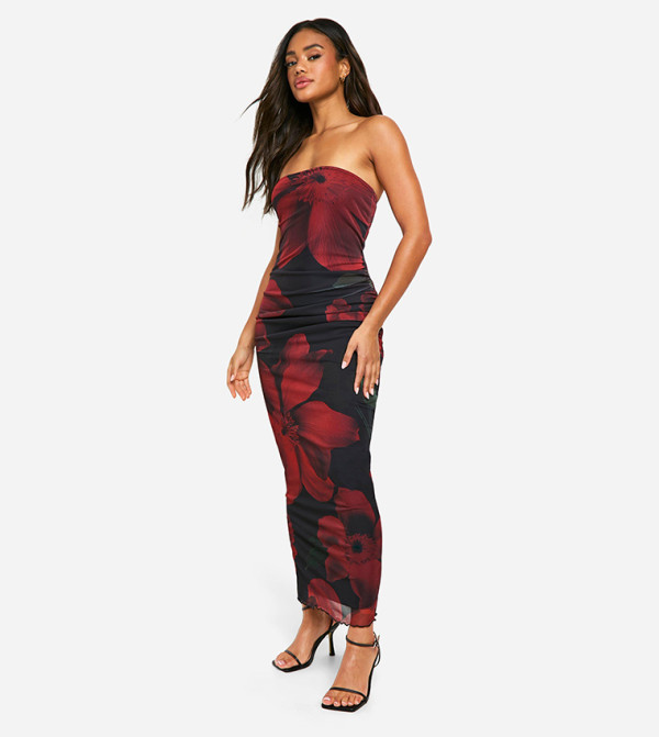 بوهو  maxi-summer-edits - أسود Maxi Dresses