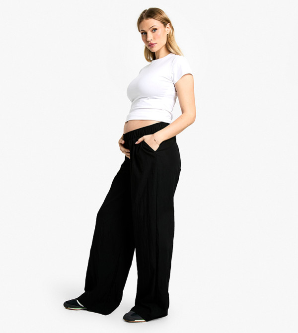 boohoo - Express  Maternity Clothing - Black Pants & Leggings
