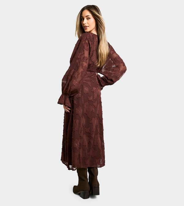 boohoo - Express  Maternity Clothing - Brown Dresses
