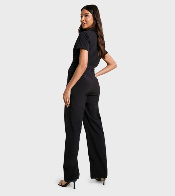 boohoo - Outlet Jumpsuits - Black Jumpsuits