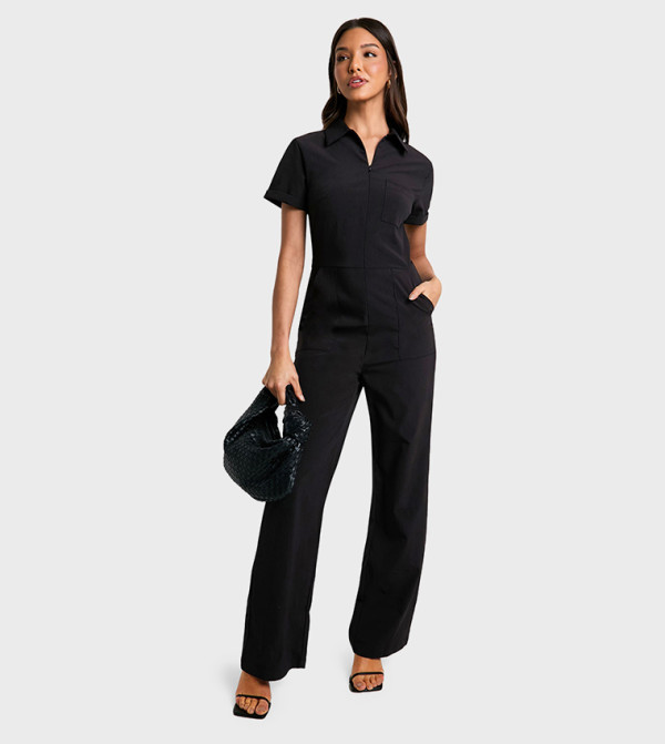 boohoo - Outlet Jumpsuits - Black Jumpsuits