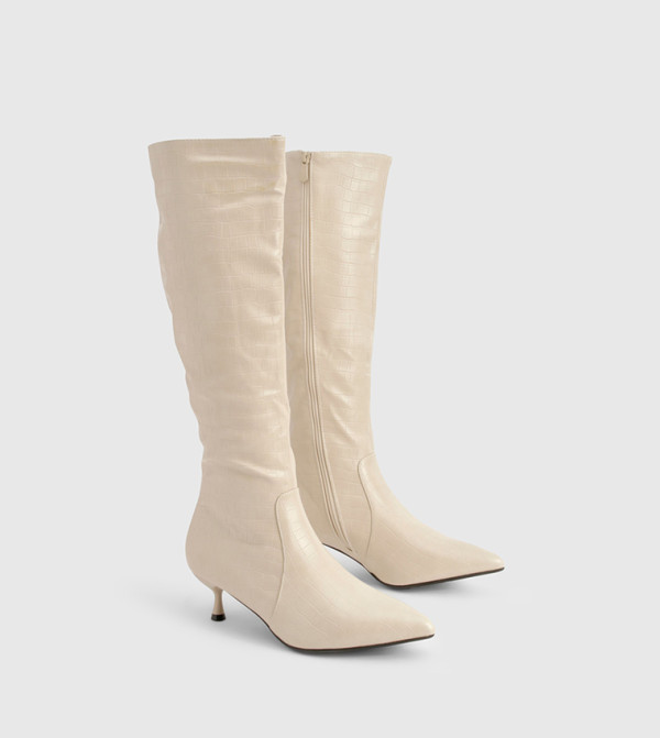 boohoo - Outlet  - Nude Knee length Boots