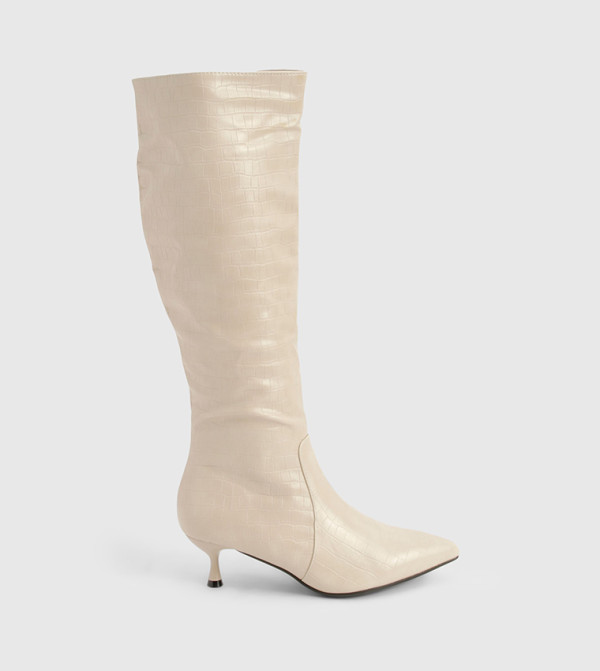 boohoo - Outlet  - Nude Knee length Boots
