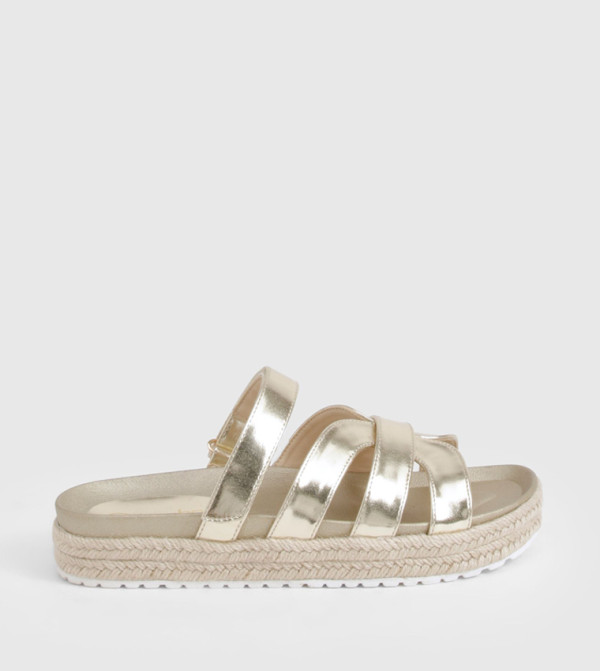 boohoo - Outlet  - Gold Platforms