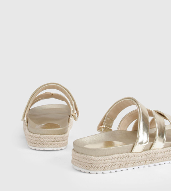 boohoo - Outlet  - Gold Platforms