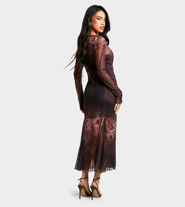 boohoo - Brown Midi Dresses