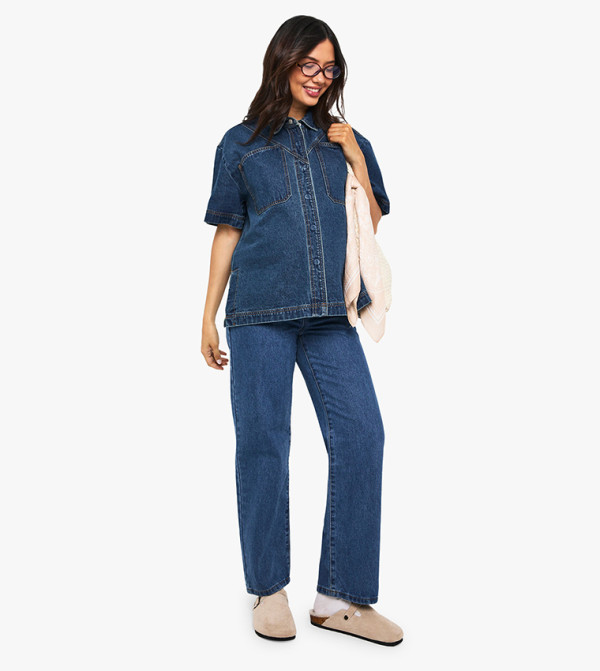 boohoo - Outlet  maternity-curation - Blue Jeans