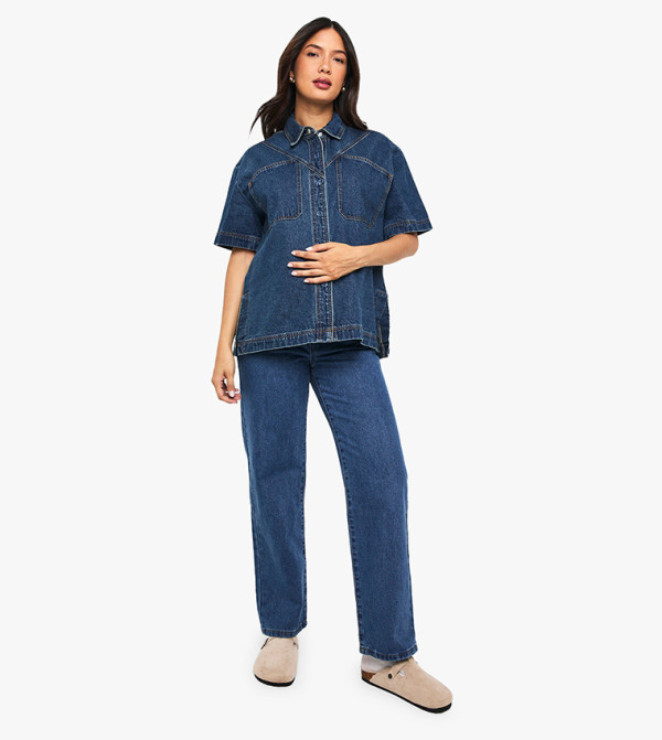 boohoo - Outlet  maternity-curation - Blue Jeans