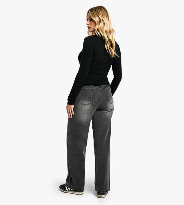 boohoo - Express  Maternity Clothing - Grey Jeans