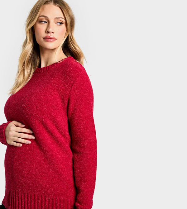 بوهو - اوتليت  ملابس حوامل - أحمر  سترات 