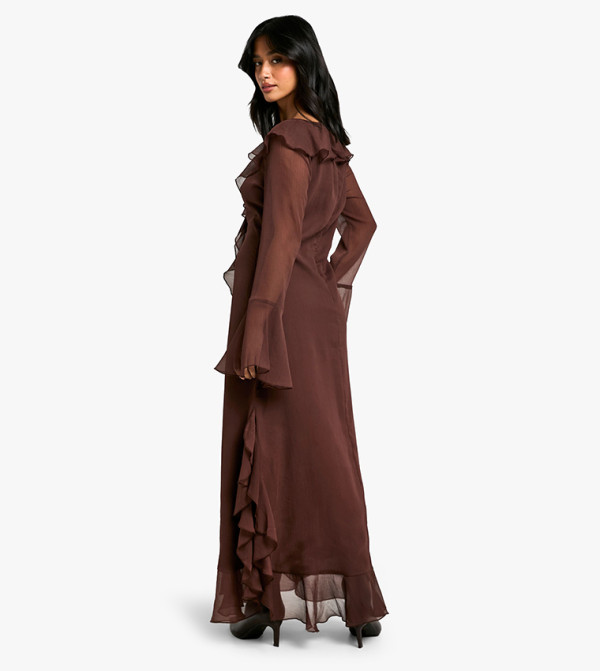 boohoo boohoo - Brown Casual Dresses