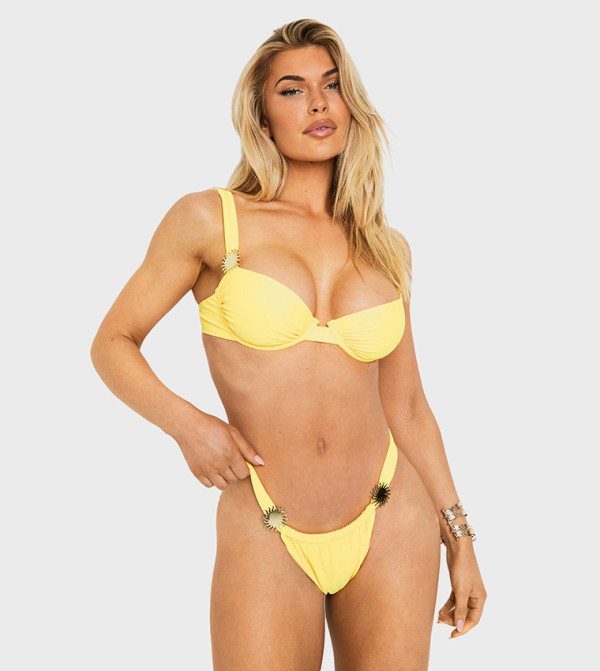 boohoo - Express Bikini Tops - Yellow Bikini Tops