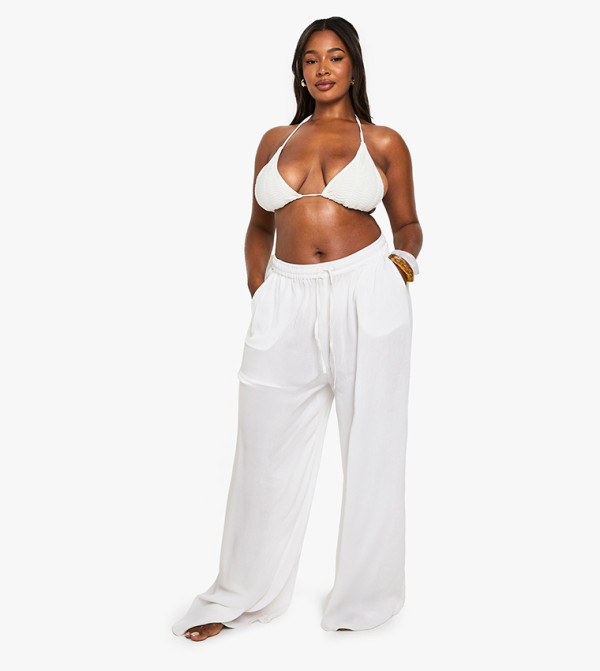 بوهو  ملابس سباحة وشاطىء  - أبيض Swim & Beachwear