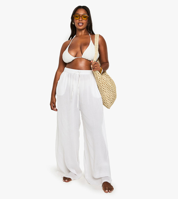 بوهو  ملابس سباحة وشاطىء  - أبيض Swim & Beachwear