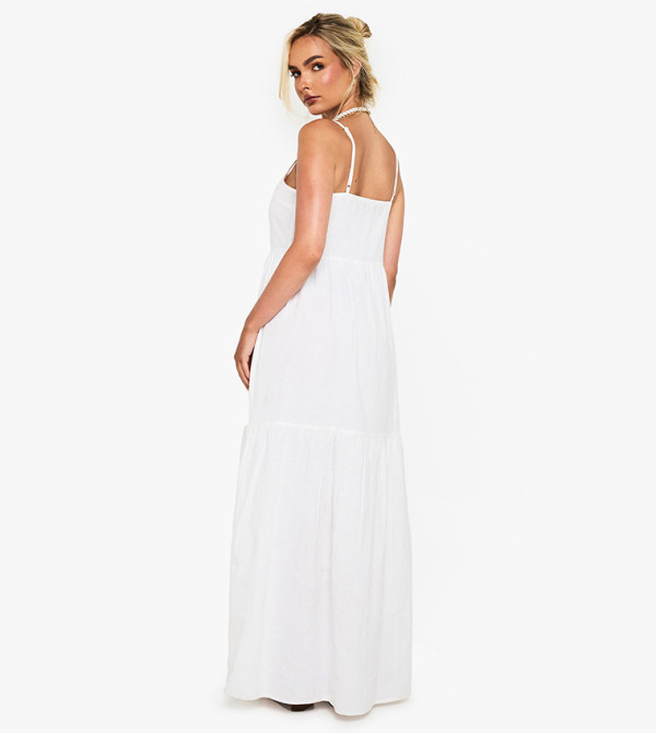 boohoo  maxi-summer-edits - White Casual Dresses