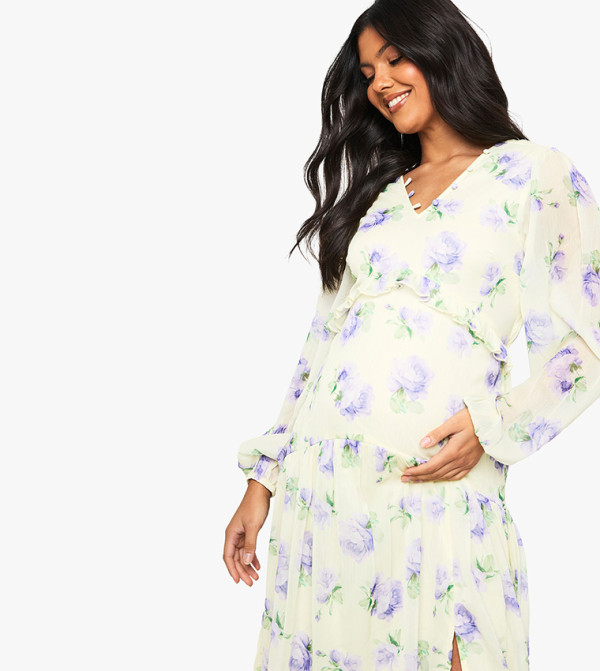 boohoo maternity-curation - Yellow Casual Dresses