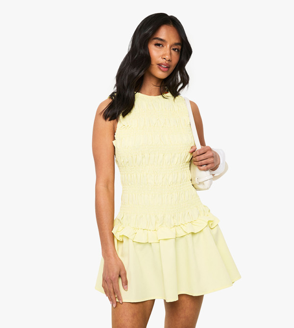 boohoo  Clothing - Yellow Casual Dresses