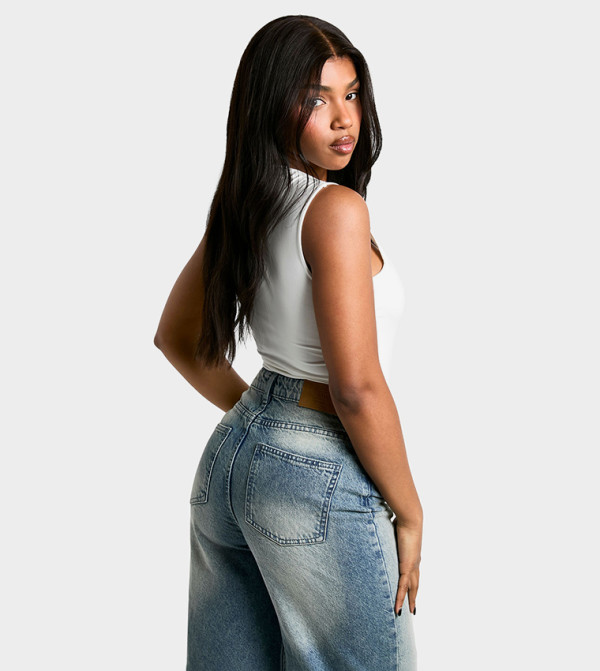 boohoo  Bodysuit - White Bodysuit