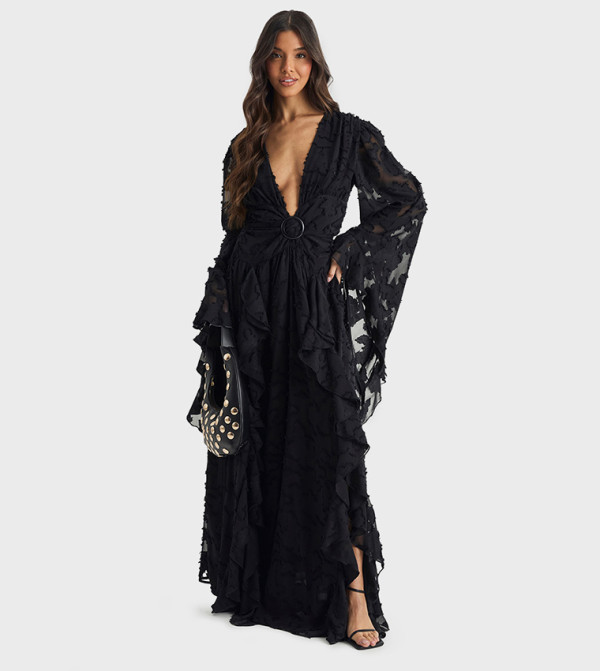 boohoo  Clothing - Black Maxi Dresses