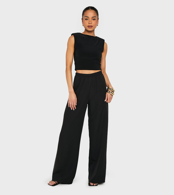 boohoo  - Black Casual Pants
