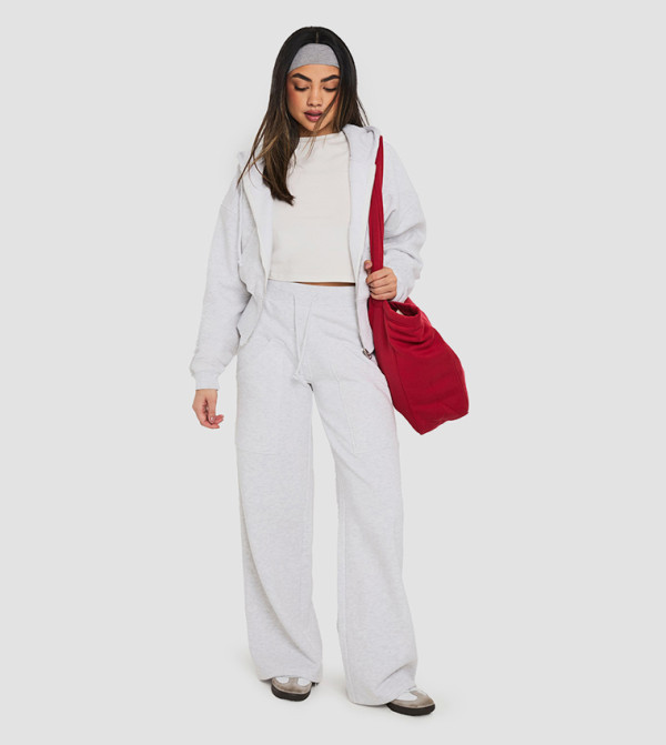 بوهو أطقم ملابس - رمادي Co-Ord Set