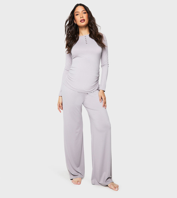 boohoo - Express  Maternity Clothing - Grey Sleep wear