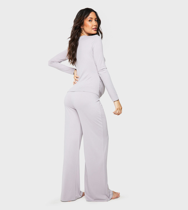boohoo - Express  Maternity Clothing - Grey Sleep wear