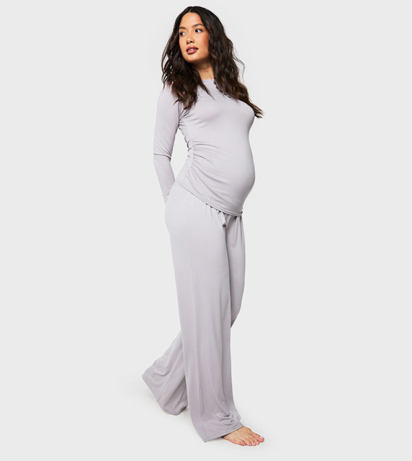 boohoo - Express  Maternity Clothing - Grey Sleep wear