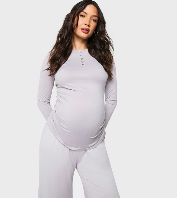 boohoo - Express  Maternity Clothing - Grey Sleep wear