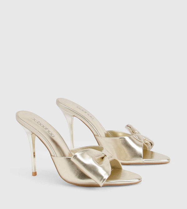 boohoo - Outlet  - Gold Heels
